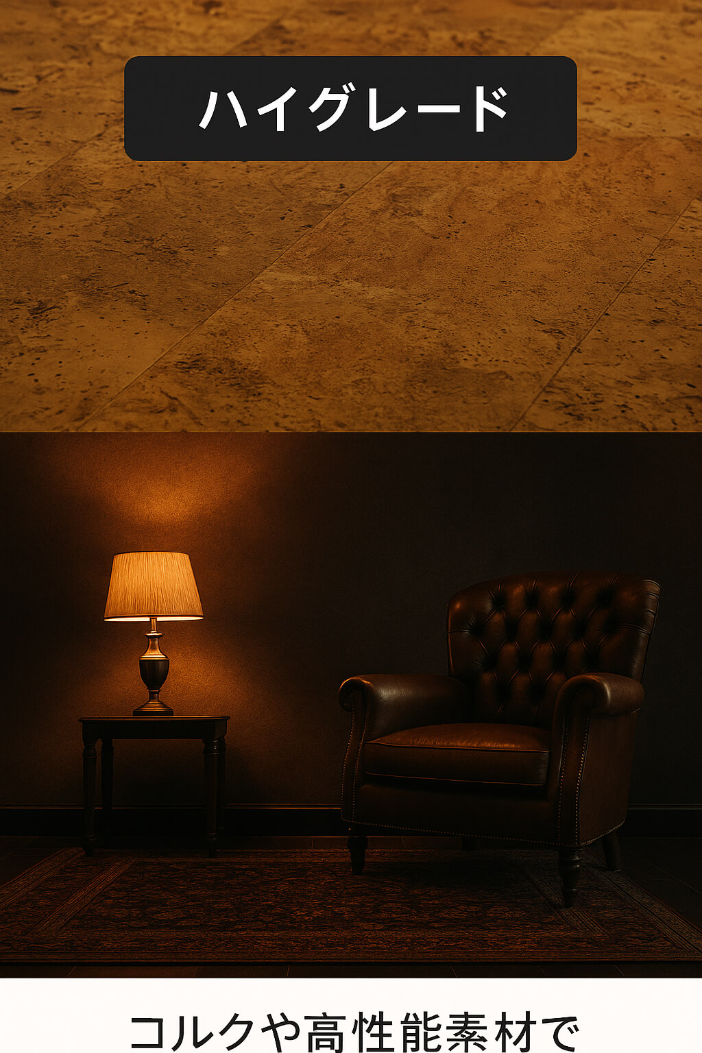 高級感のあるラグジュアリー素材