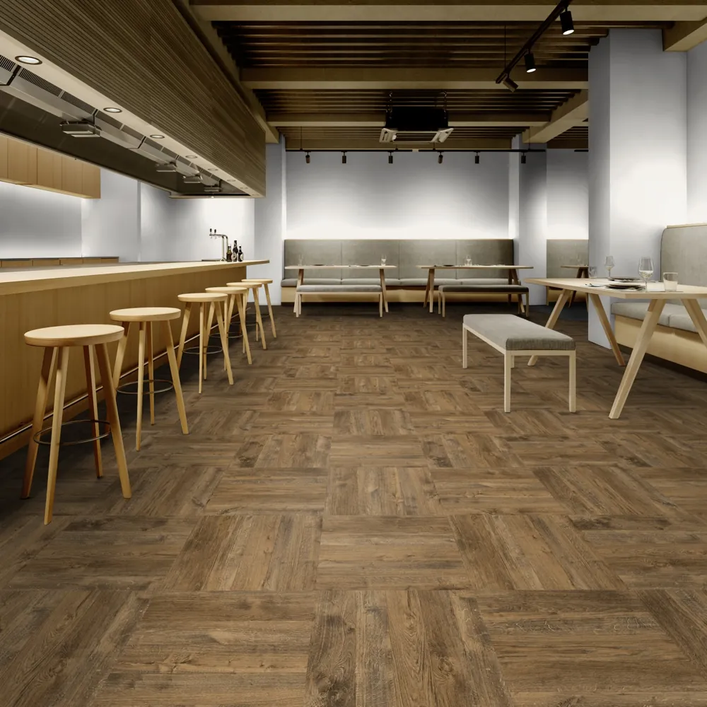 東リ Image Fit シミュレーター出力例：フロアタイル参考イメージ