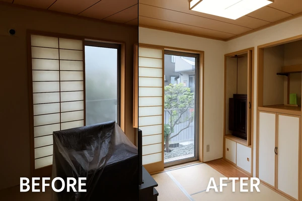 江戸川区 和室リフォーム Before/After（2枚目）有限会社タナカ