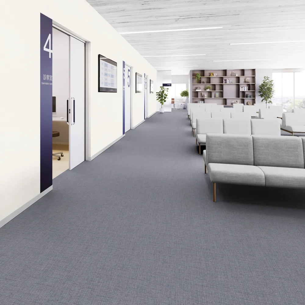 東リ Image Fit シミュレーター出力例：長尺シート（重歩行用）参考イメージ